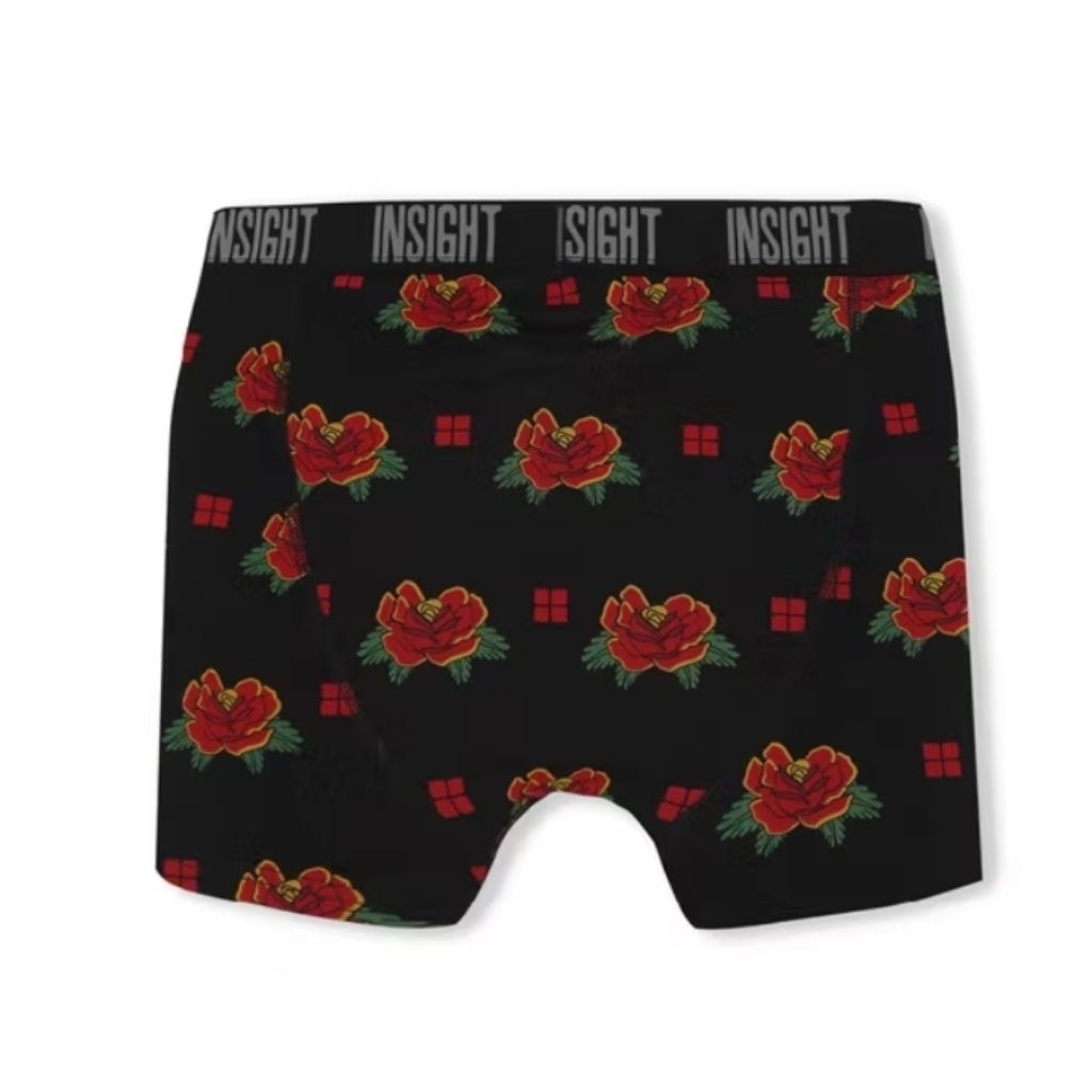 Celana Boxer / celana dalam INSIGHT Original Flowa Black