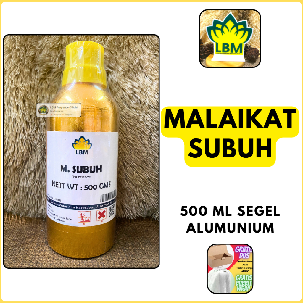Bibit Parfum MALAIKAT SUBUH ( 500 ML SEGEL Alumunium ) LBM Fragrance