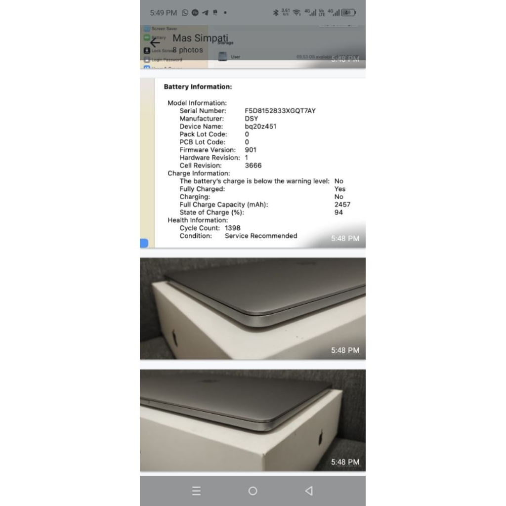 Macbook Pro 2017 Non Touchbar (Grey)