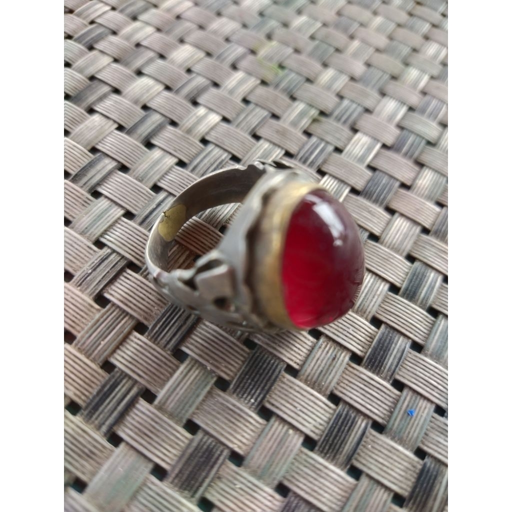 cincin akik merah siem