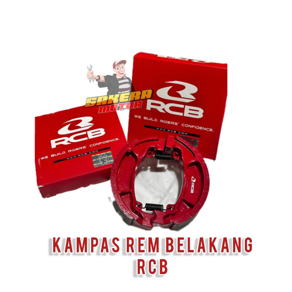 KAMPAS REM BELAKANG RCB KZI MOTOR VARIO/BEAT/SCOOPY REM BELAKANG RCB
