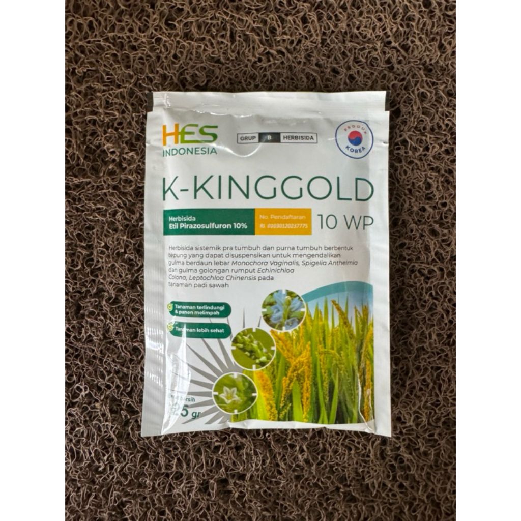 Herbisida King Gold Pra dan Purna Tumbuh untuk Padi