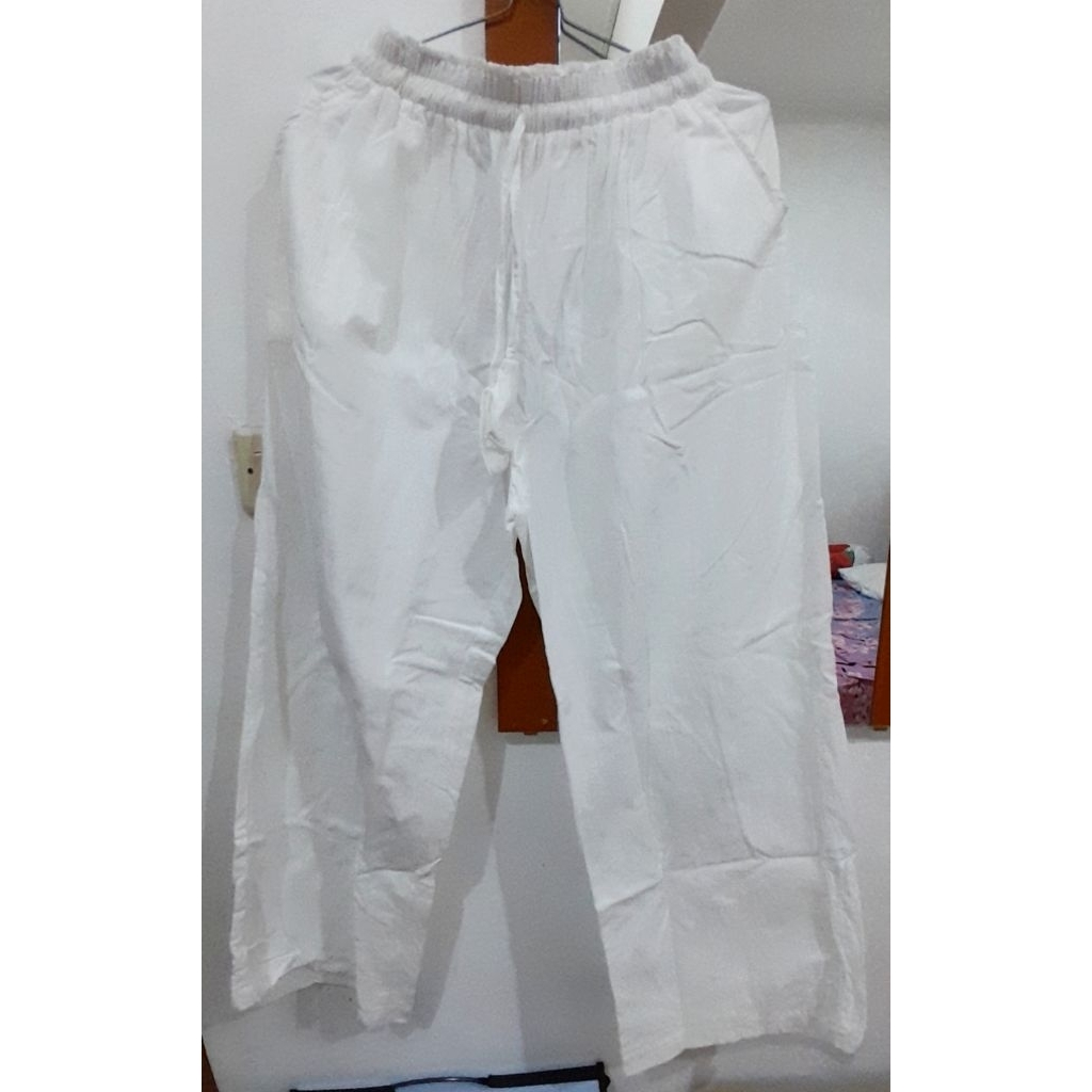 Preloved Suhita Pants Linen Yellowfacy