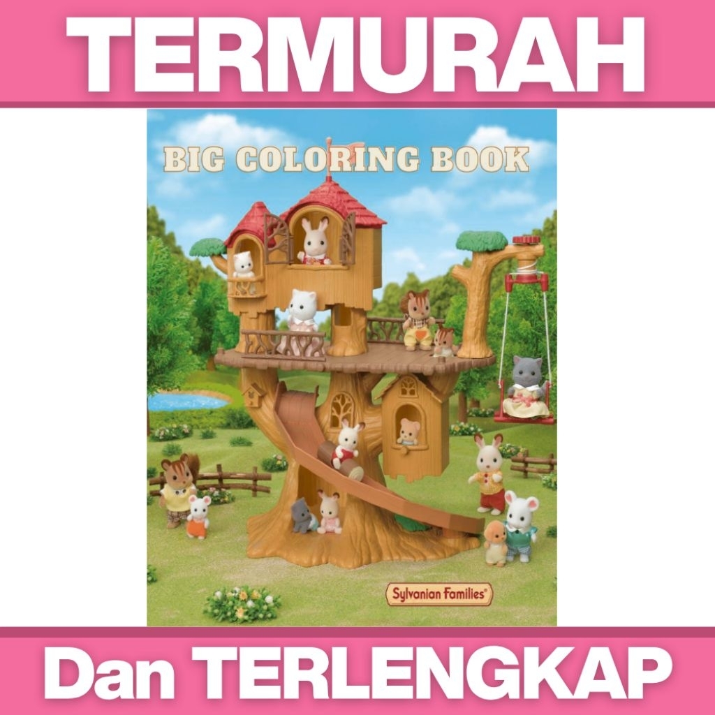 Sylvanian Coloring Book untuk Anak dan Dewasa