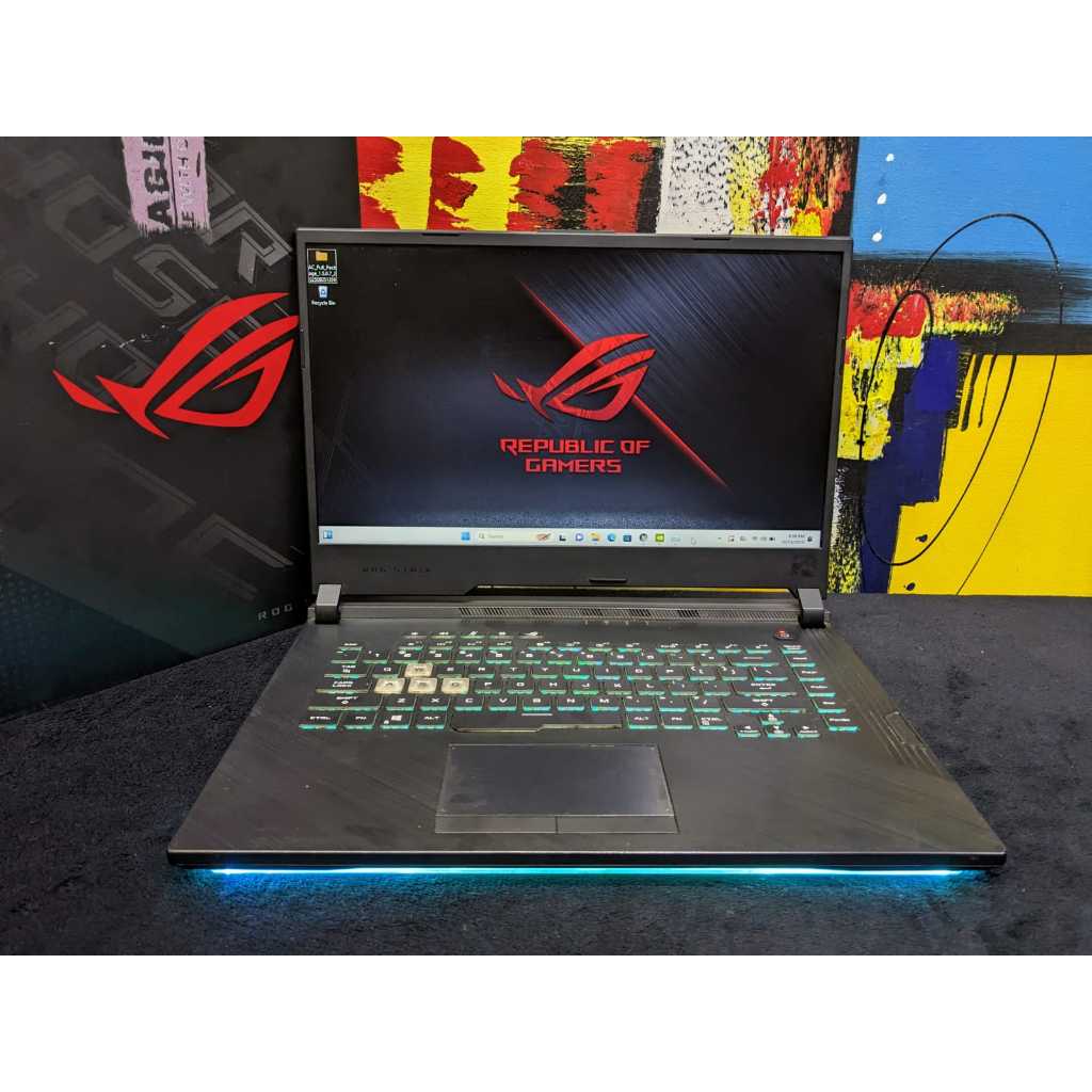 Laptop Gaming Asus ROG Strix G531 Core i5 Gen 9 16/256 + HDD 1TB GTX 1050 Fullset