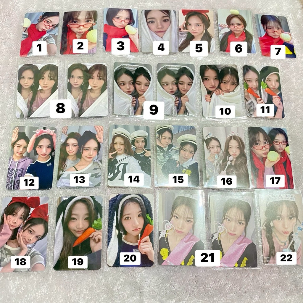 [READY STOCK] PC PHOTOCARD HEARTS2HEARTS H2H JIWOO CARMEN YUHA A-NA STELLA JUUN IAN YE-ON H2H POB LD