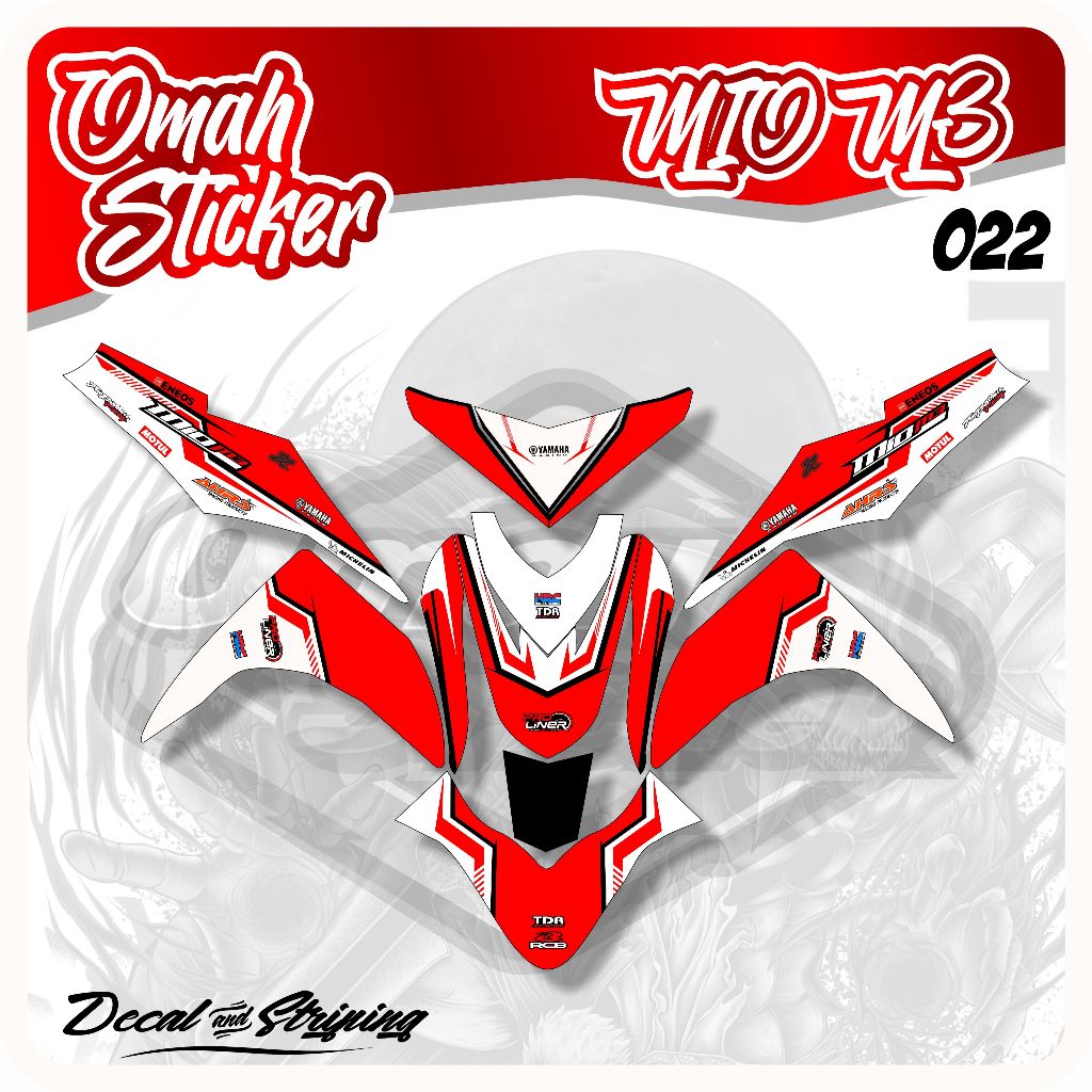 decal mio m3 full body - decal mio m3 full body racing  DESIGN. ADT.022