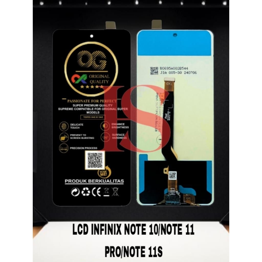 LCD INFINIX NOT 10 FULLSET TOUCH SCREEN INFINIX NOTE 10/NOTE 11 PRO/NOTE 11S LCD ORIGINAL