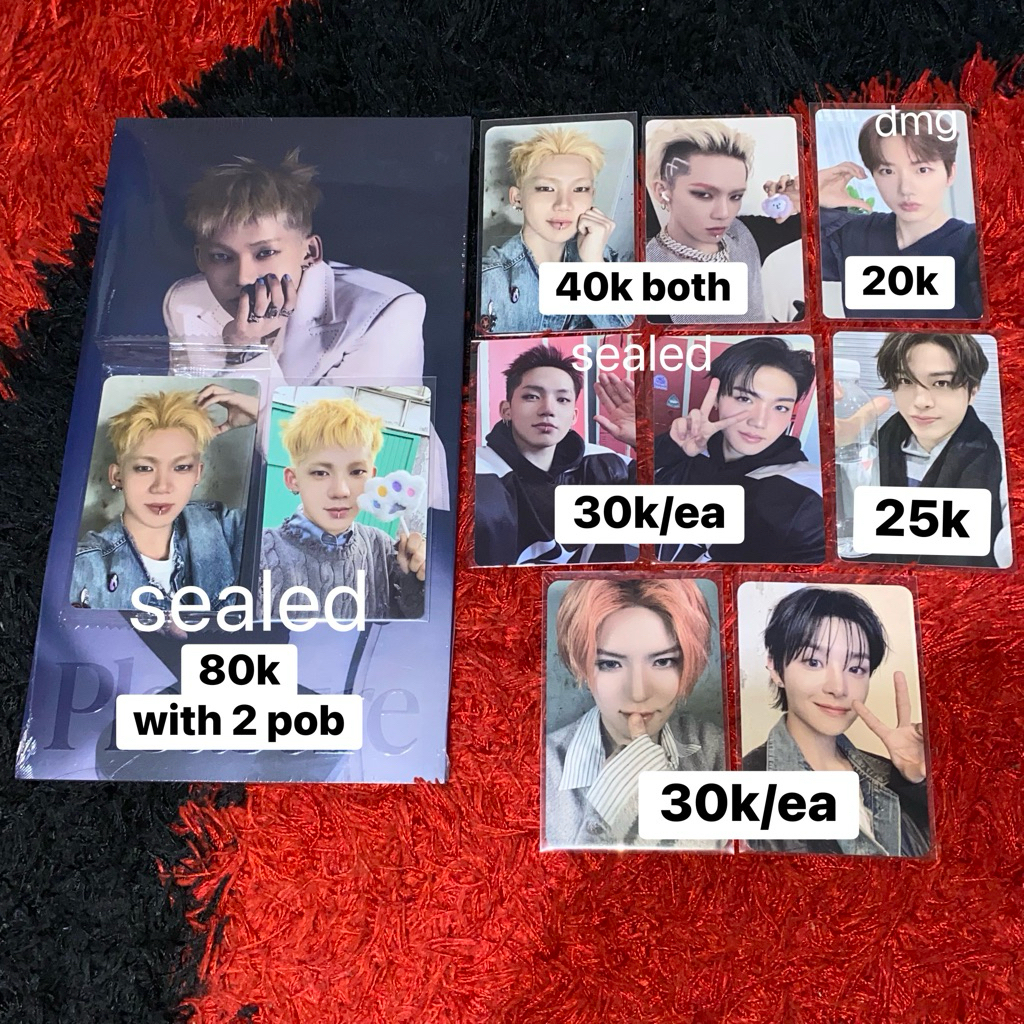 (official ready) wts aab pc photocard treasure grup ot 12 md funny treasures2 binder kingkong unit w