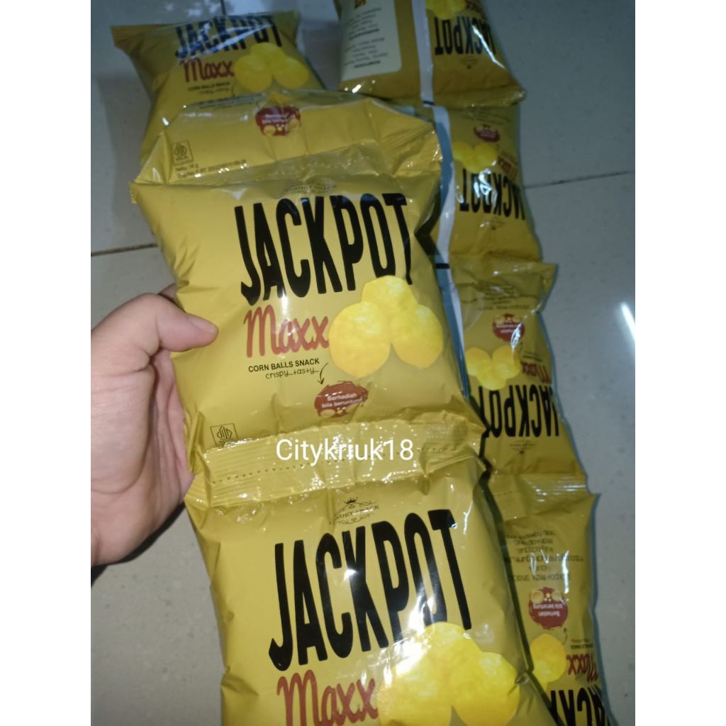 Ciki Jackpot Maxx Berhadiah Ciki Jackpot Maxx 1Renceng 10Pcs