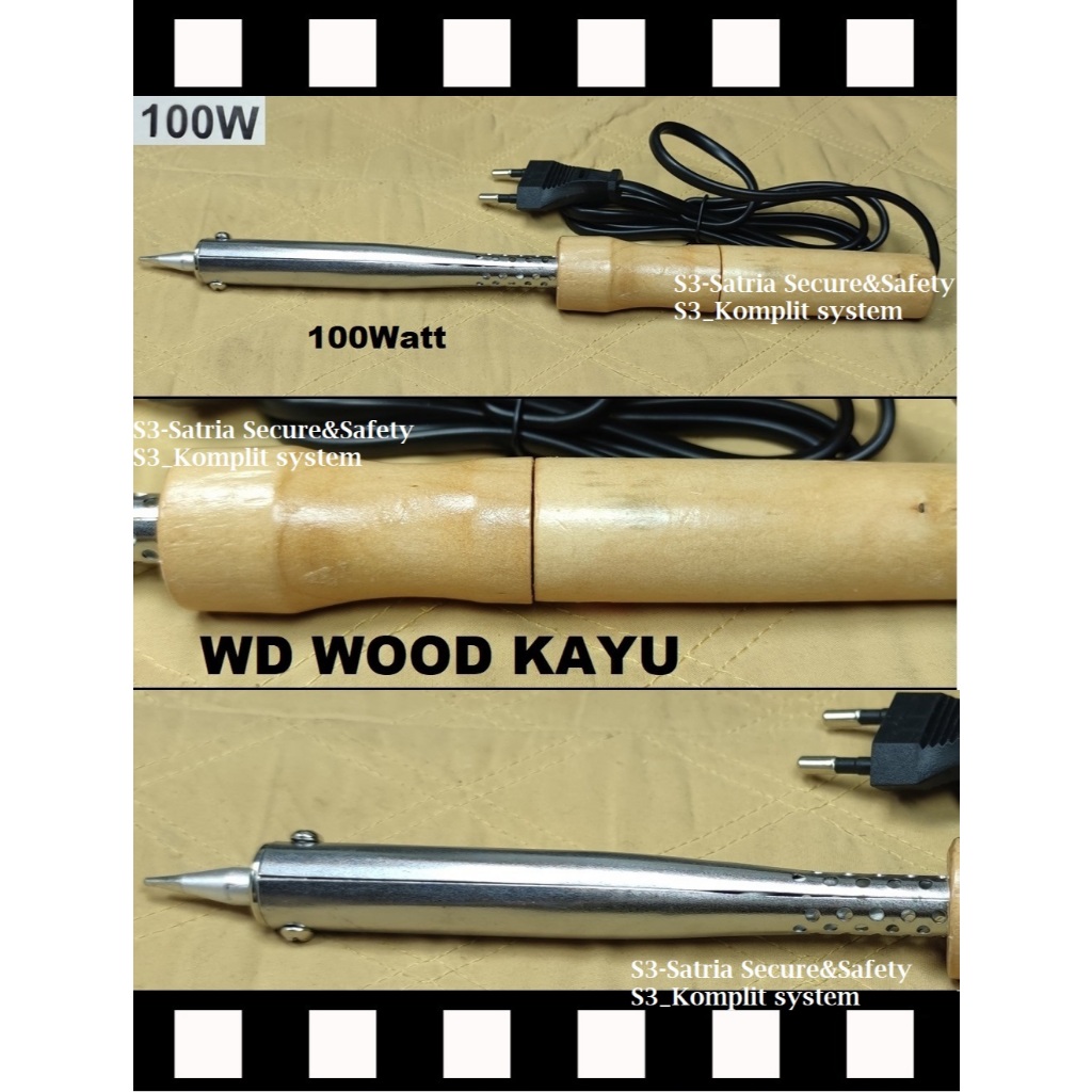 gagang wood 100W solder Kayu handle 100w SOLDER 100watt solder 100w 100wat 100 W watt