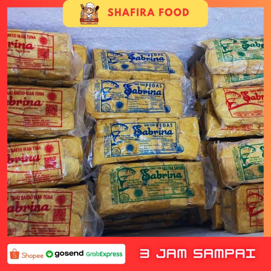 Tahu Bakso Ikan Tuna Sabrina Isi 10 Kemasan Beku Frozen