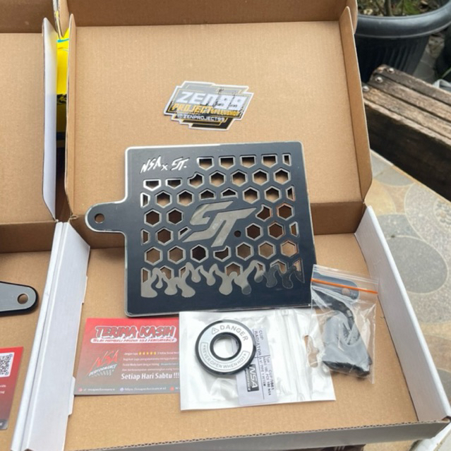 Cover Radiator VARIO 160 PCX160 STYLO Tutup Radiator AKSESORIS MOTOR NSA PERFORMANCE