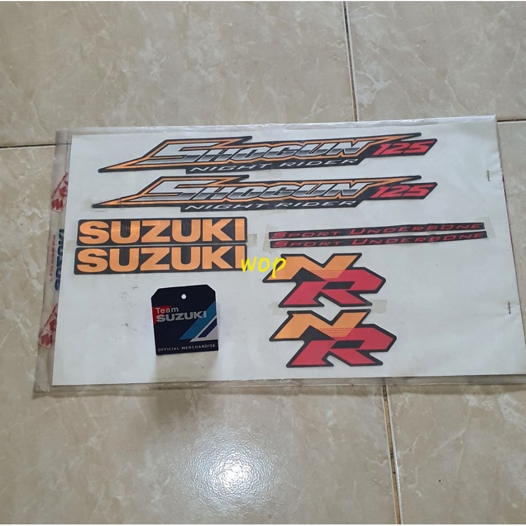 Striping Suzuki Shogun FL 125 Type NR new original SGP