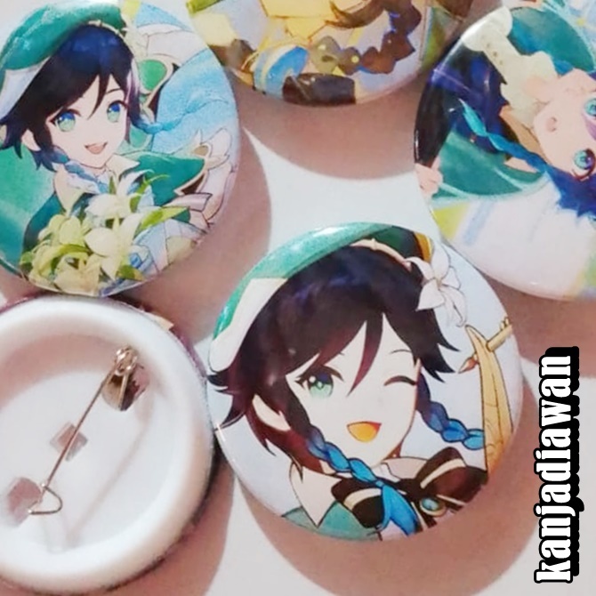 Pin Venti Anime Custom Genshin Impact Venti