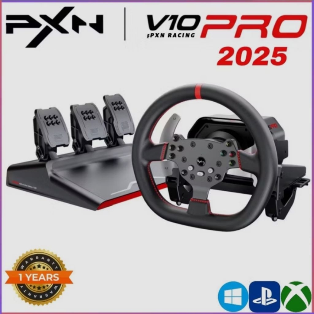 PXN V10 PRO 2025 Direct Drive Racing Simulator Game Steering Wheel ( Second)