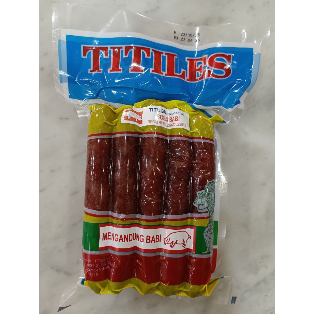 Sosis Babi Titiles / Lapciong Babi Titiles