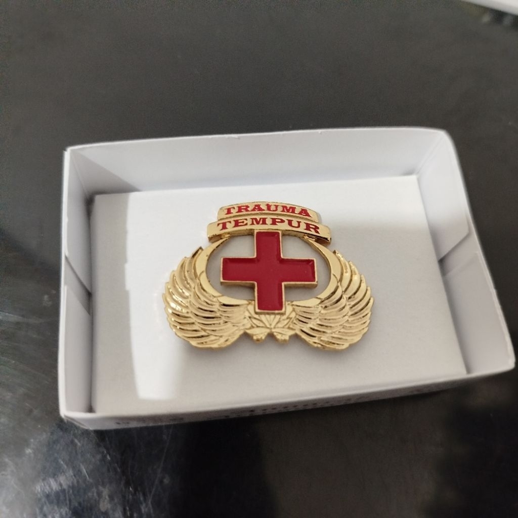 brevet wing pin lencana trauma tempur pdh tni ad