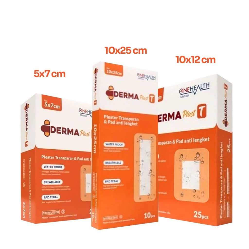 DERMAPLAST T PLESTER ANTI AIR LUKA PASCA OPERASI 1 LEMBAR / PLESTER ANTI AIR / PERBAN ANTI AIR