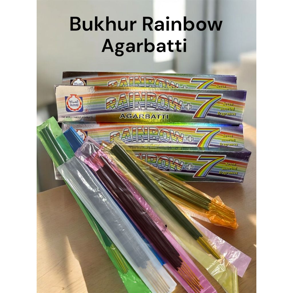 Buhur Bukhur Stik Rainbow Buhur Dupa Pengharum Ruangan Buhur Lidi Rainbow sagarbetti