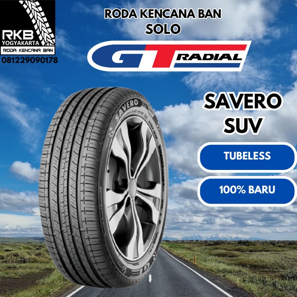 Ban 235 60 R18 Mobil CRV Grand Vitara - Ban Mobil GT Radial Savero SUV Ukuran 235/60 R18