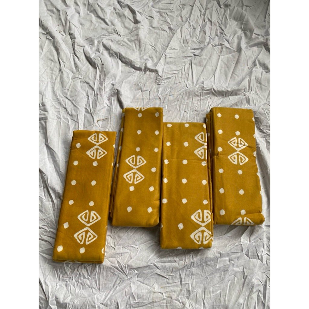 Batik cap garutan//batik cap motif kuning//batik cap berkualitas