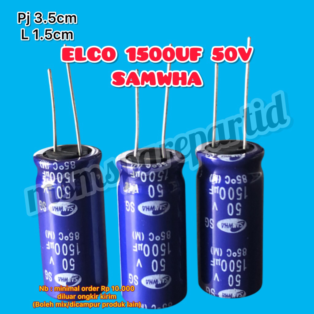 ELCO 1500UF 50V SAMWHA