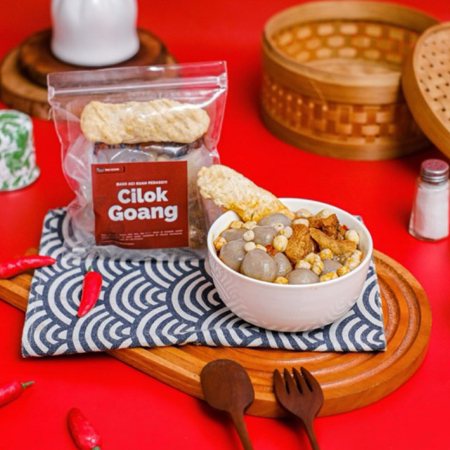 CILOK GOANG | Baso Aci Kuah Pedas | Cilok Isi Gajih | Cilok Isi Tulang Rangu