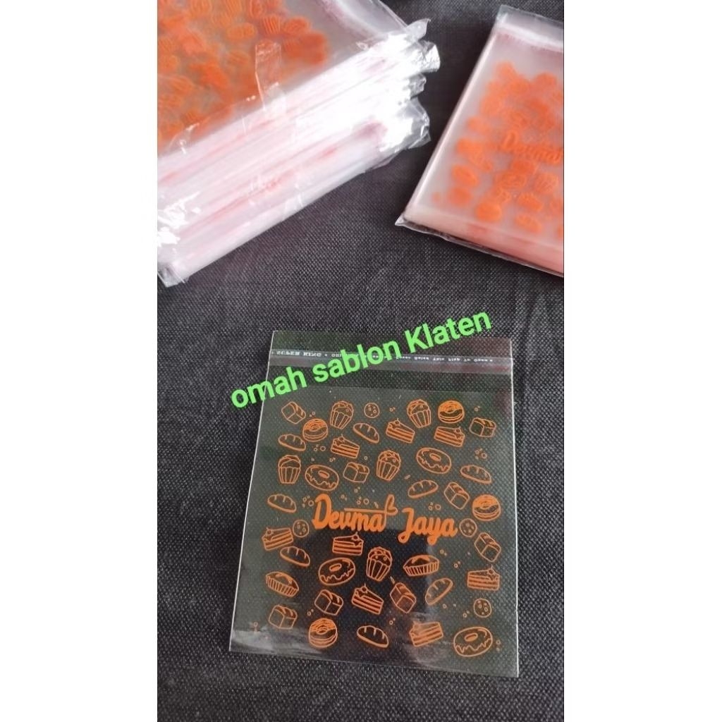 Plastik OPP 13 x 13 Sablon