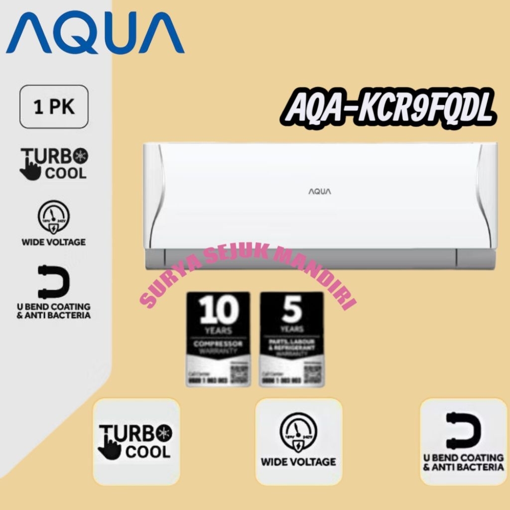 AQUA AC STANDART 1PK AQA-CR9FQDL R32 AC SPLIT AQUA STANDART 1PK R32  9FQDL