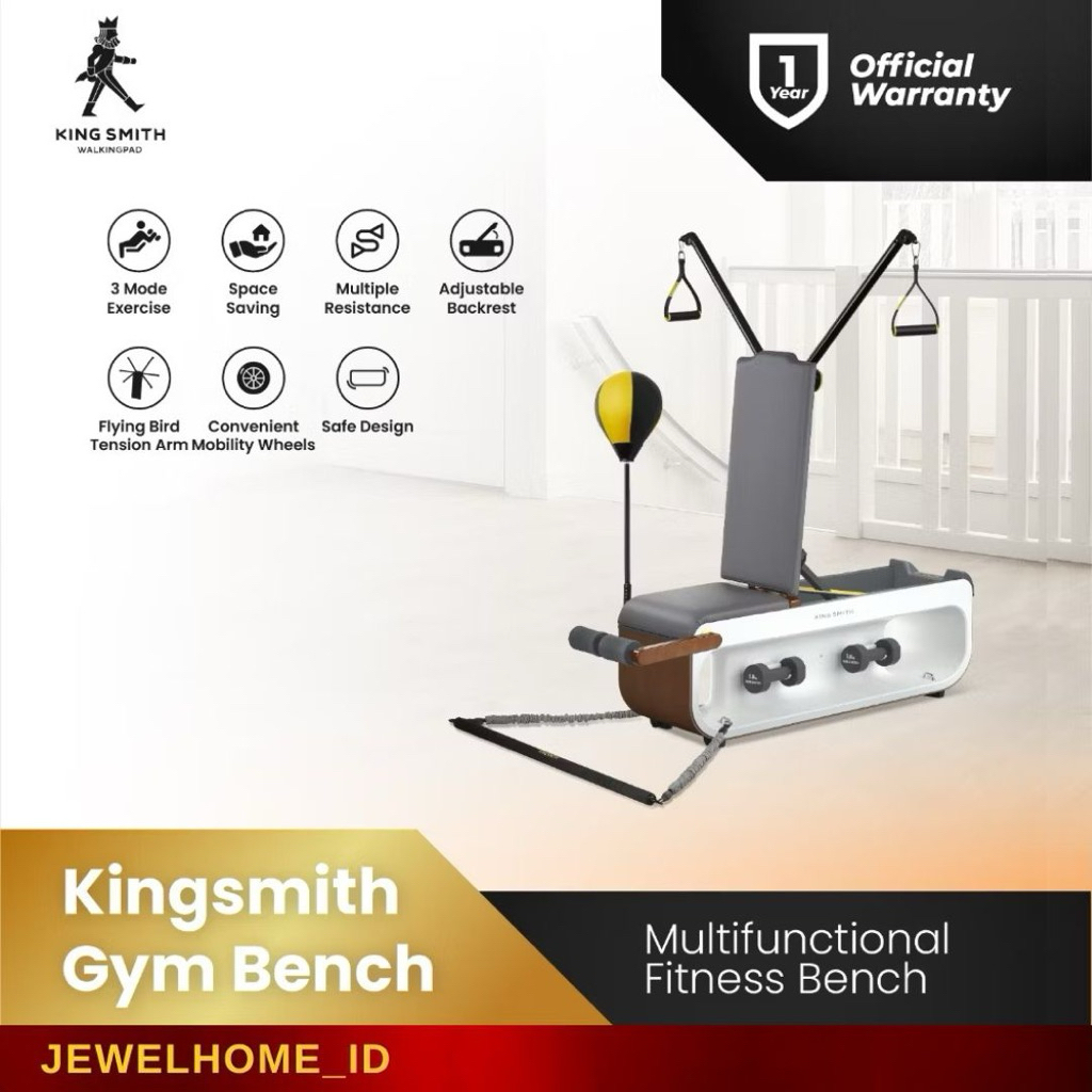 Kingsmith Gym Bench Alat Gym Bench Press