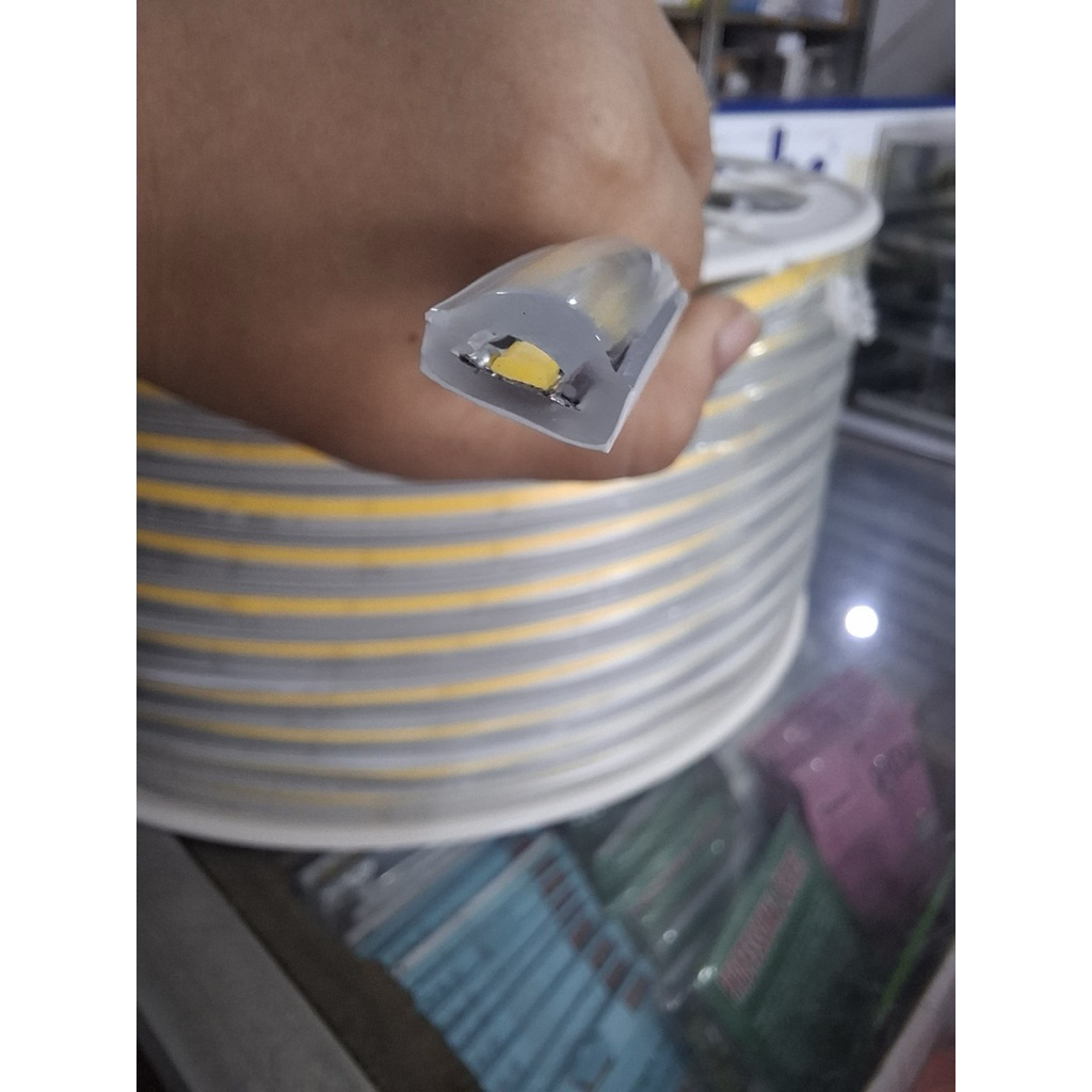 BOSSECOM LED Strip COB 220V Meteran