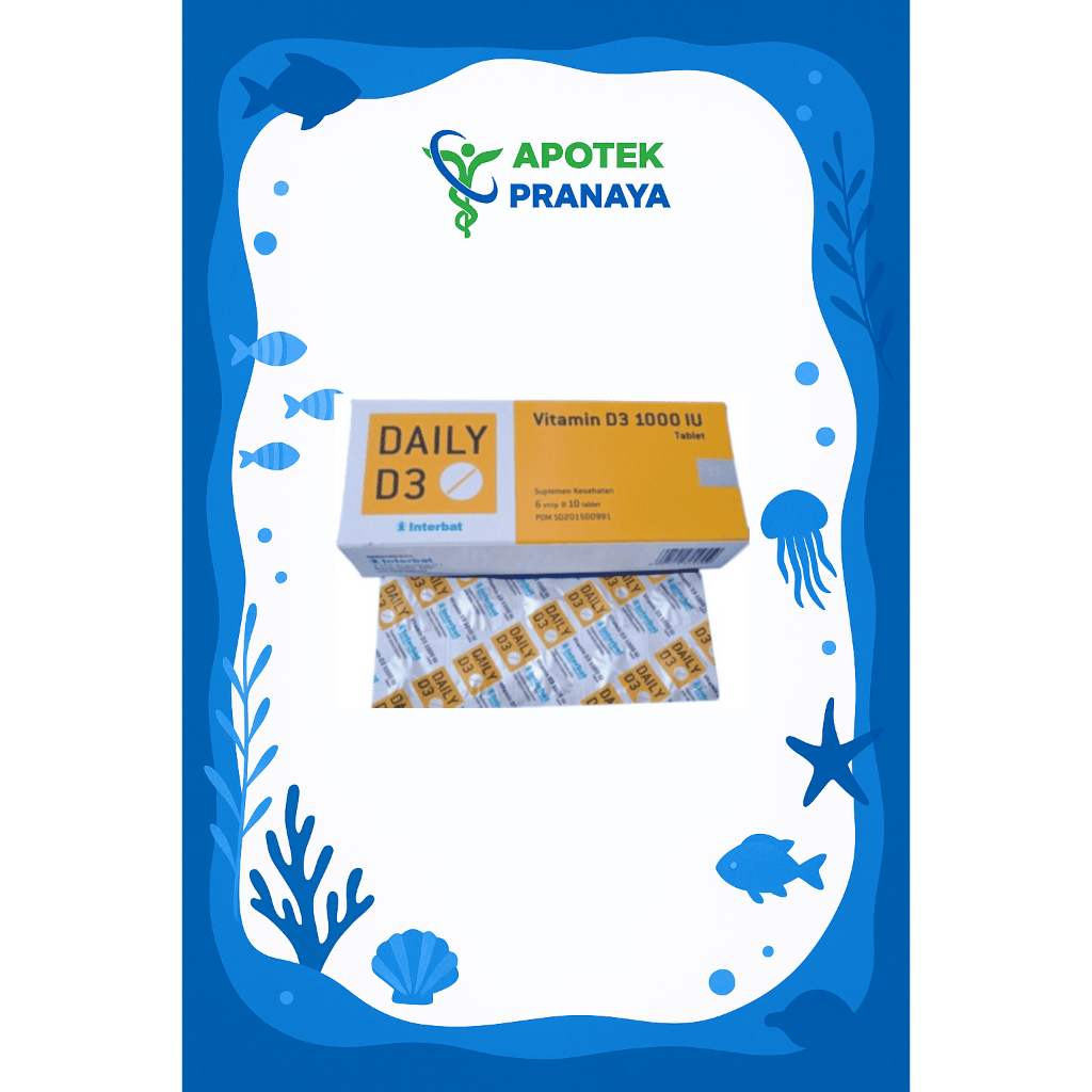 Daily D3 1000 IU Vitamin