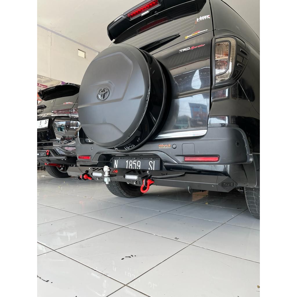 Towing pengaman bemper belakang mobil rush lama model raptor