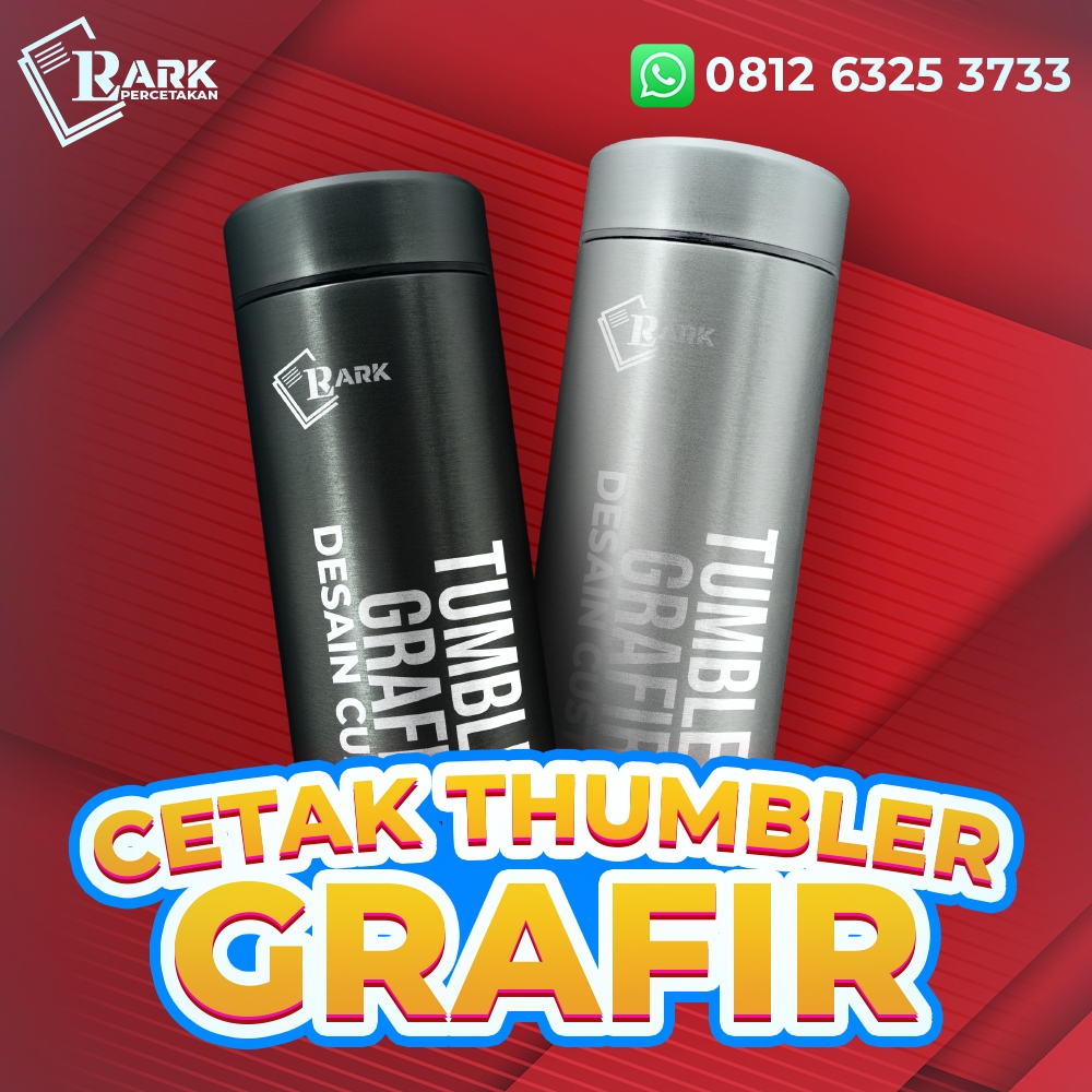 TUMBLER CUSTOM GRAFIR NAMA TUMBLER 1 SISI