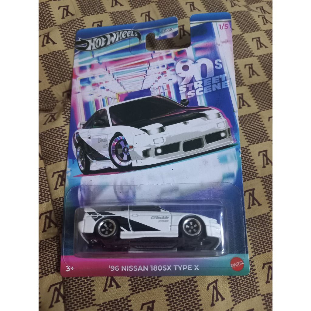 Hot Wheels 90s Street Scene 96 Nissan 180Sx Type X