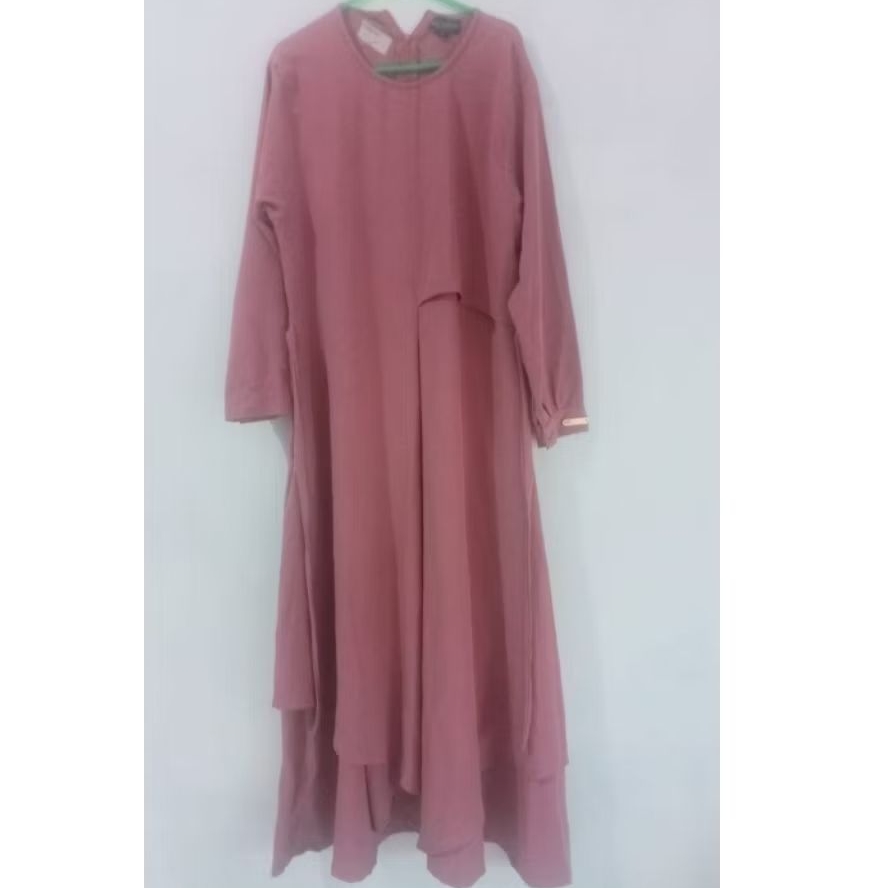 Gamis wanita dewasa/ remaja warna salem