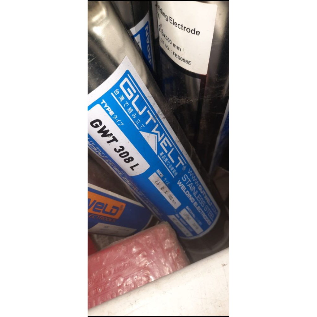 KAWAT LAS STAINLESS STEEL GUTWELT 308L Size. 2.6MM