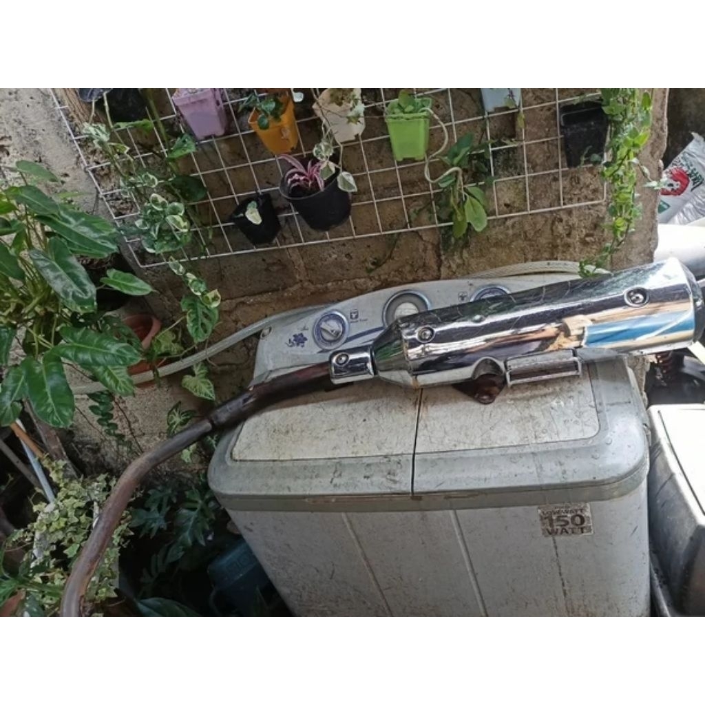 Knalpot Tiger revo bisa gl pro megapro cb dengan penyesuaian original ori copotan standar fullsystem