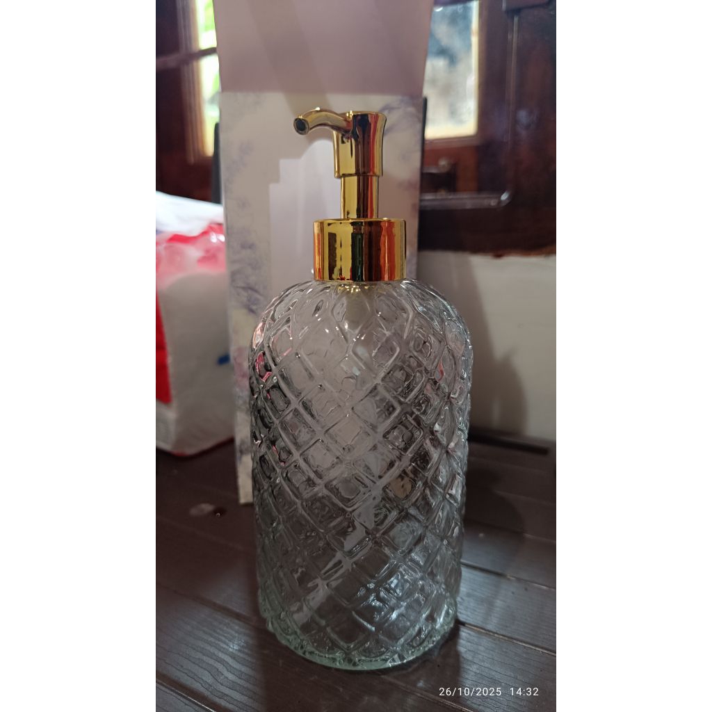 Botol Sabun Pump Kaca