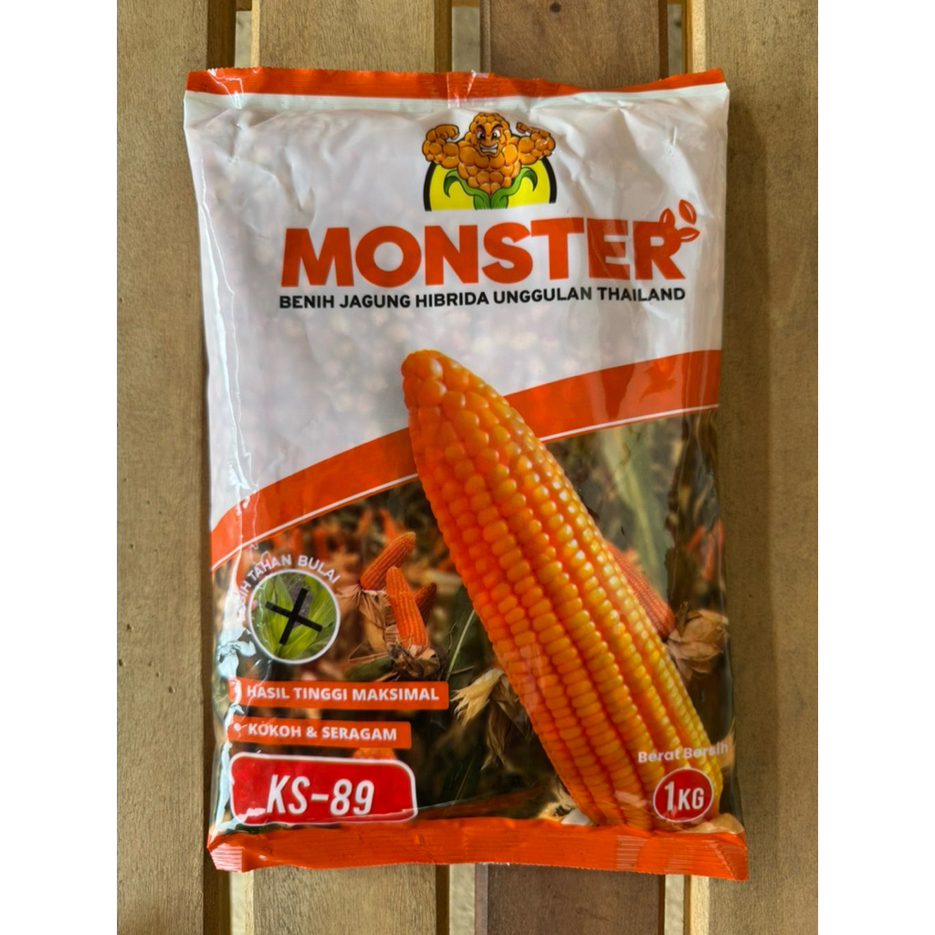 Benih Jagung Hibrida KS-89 Monster Unggulan Thailand Kemasan 1kg
