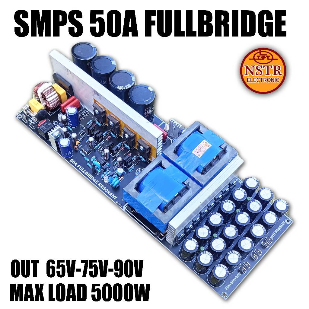 smps 50A Fullbridge resonan Anti konslet untuk sound balap