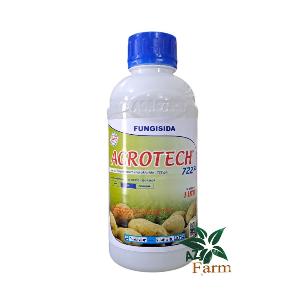 AGROTECH 1LITER FUNGISIDA SISTEMIK PROPAMOKARB HIDROKLORIDA 722SL