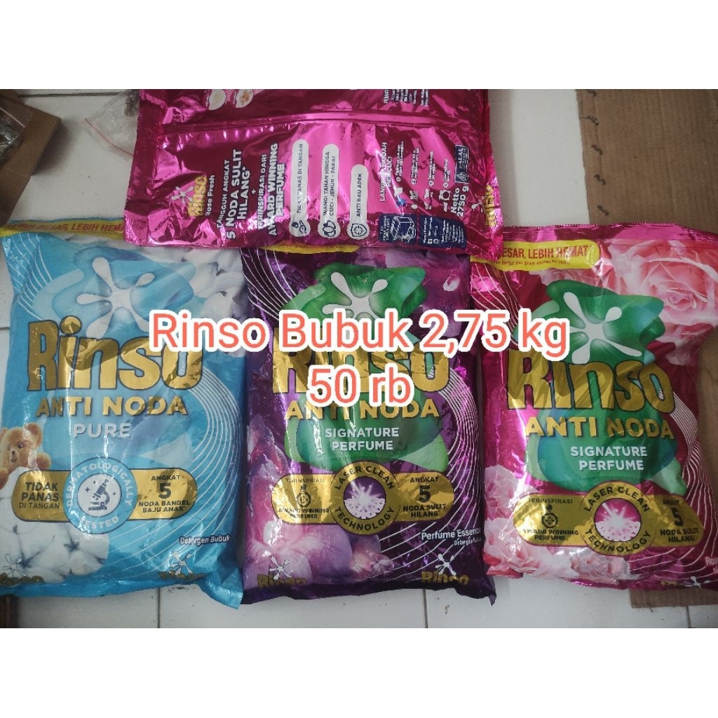 Rinso Detergen Bubuk 2750 Gram
