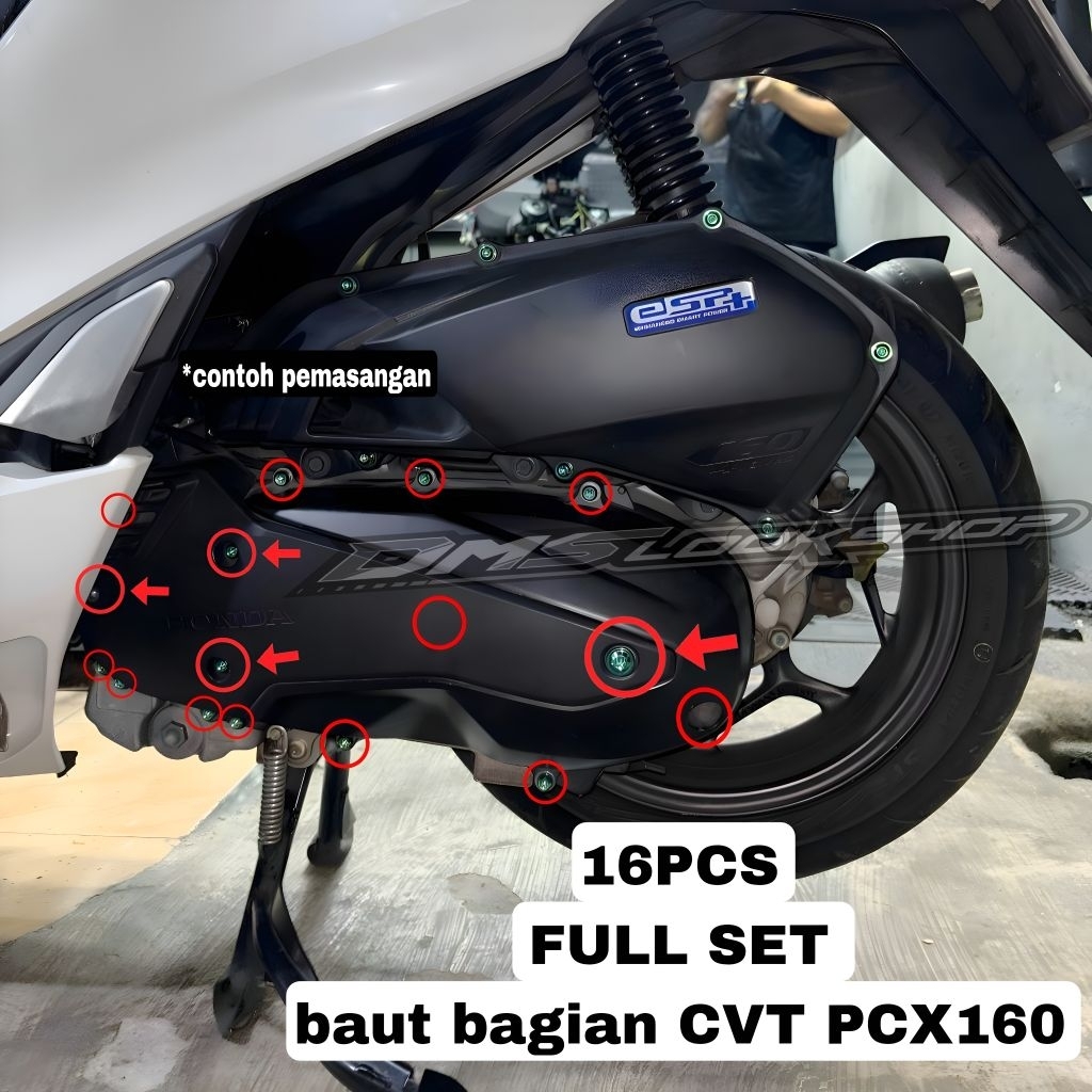 Baut titanium cvt pcx160 orginal vietnam