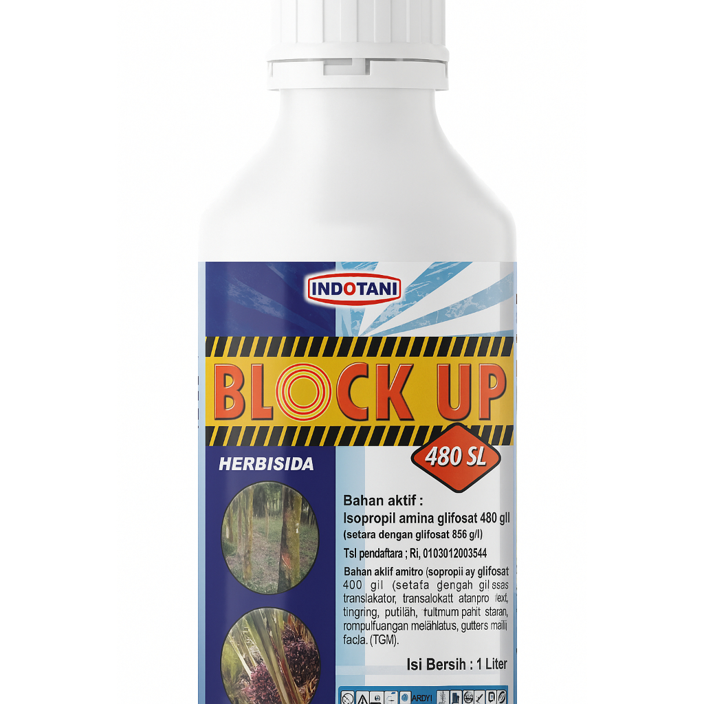 Herbisida Sistemik Block Up 480SL 1L Kuning