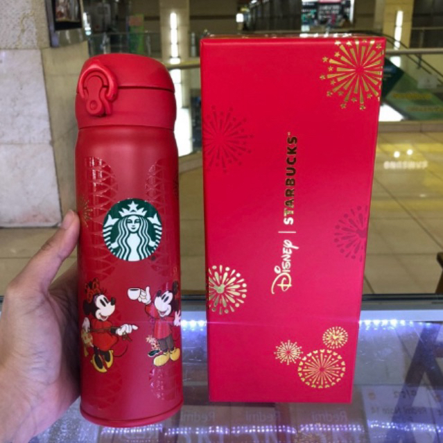 starbucks tumbler thermos mickey X disney stenliss