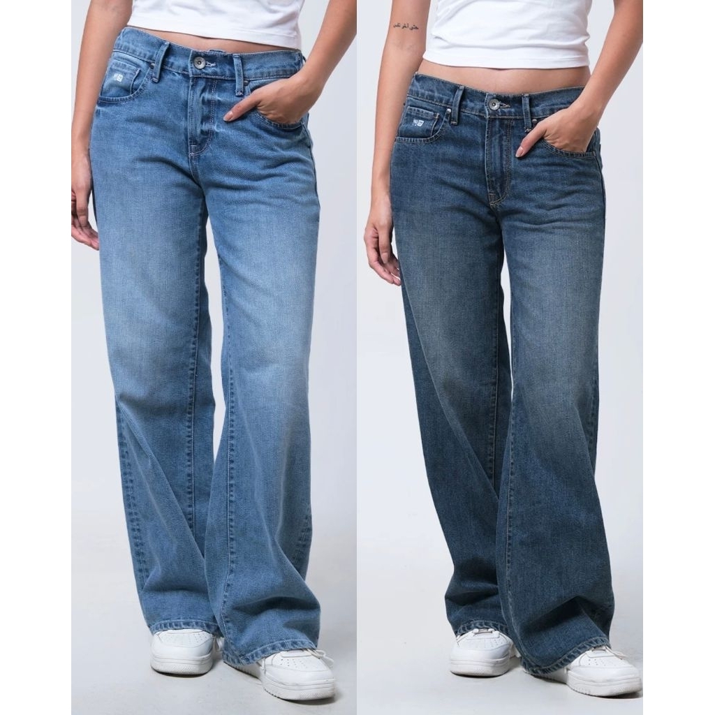 LOGO JEANS Celana wanita Loose fit J7 size S M L XL