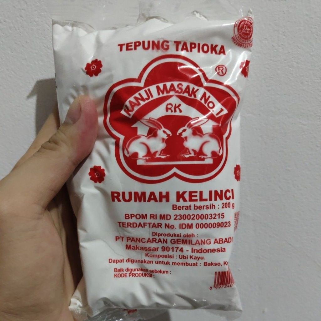 Tepung Tapioka Tepung Kanji Rumah Kelinci 200GR