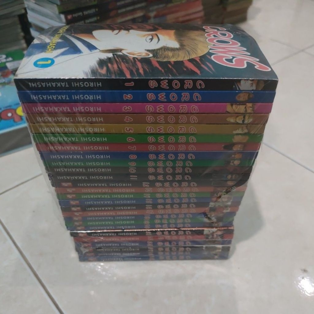 Komik Crows Hiroshi Takahashi Fullset tamat 1-26 mulus original
